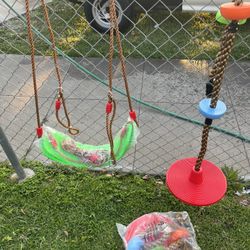 2 Kids Swing And 2 Tree Swings 