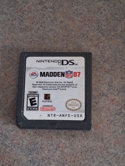 DS Game madden 07