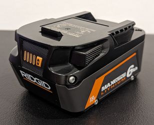 Ridgid 18V 6.0Ah Max Output Lithium-Ion Battery - BRAND NEW