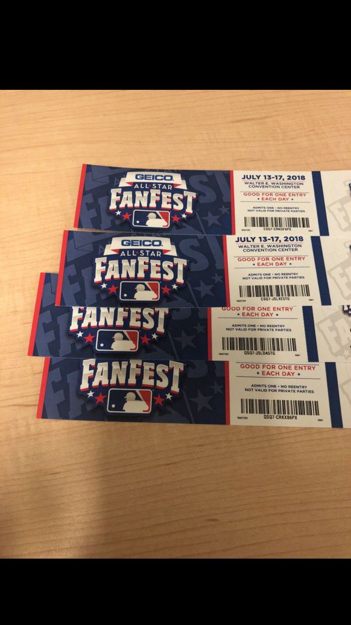 Fanfest weekly passes