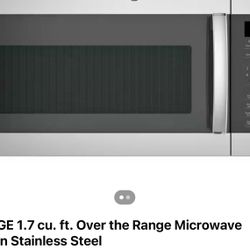 GE Over The Range Microwave For Kitchen- New In Box