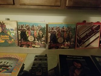 Beatle records albums and 45