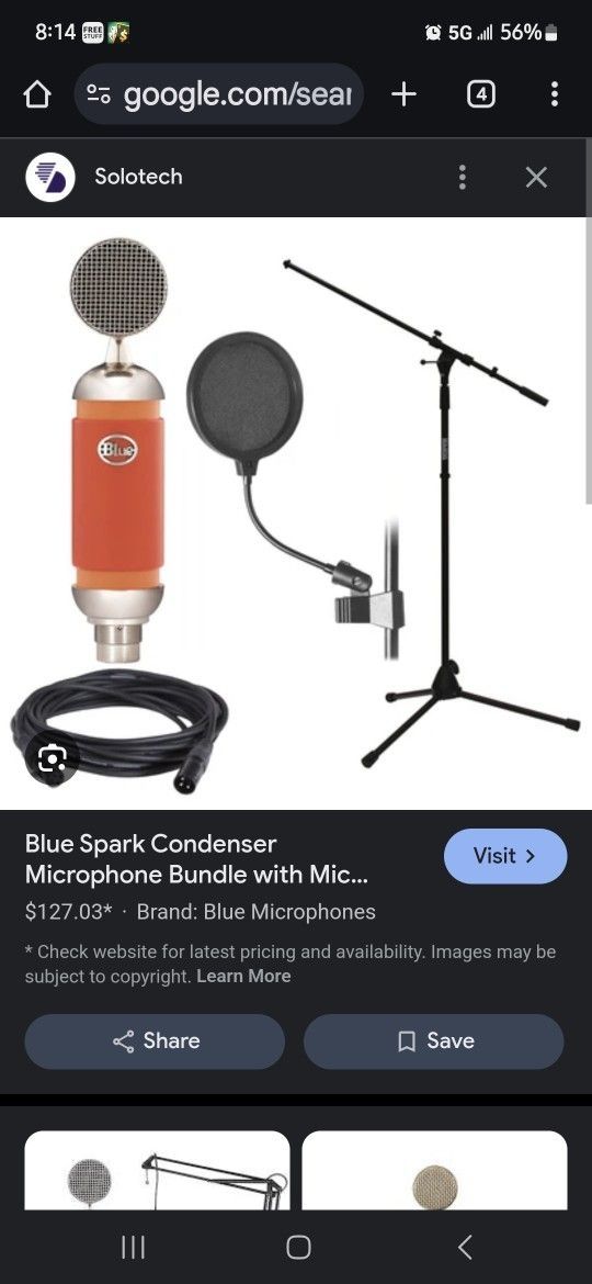 Blue Spark Condenser Microphone