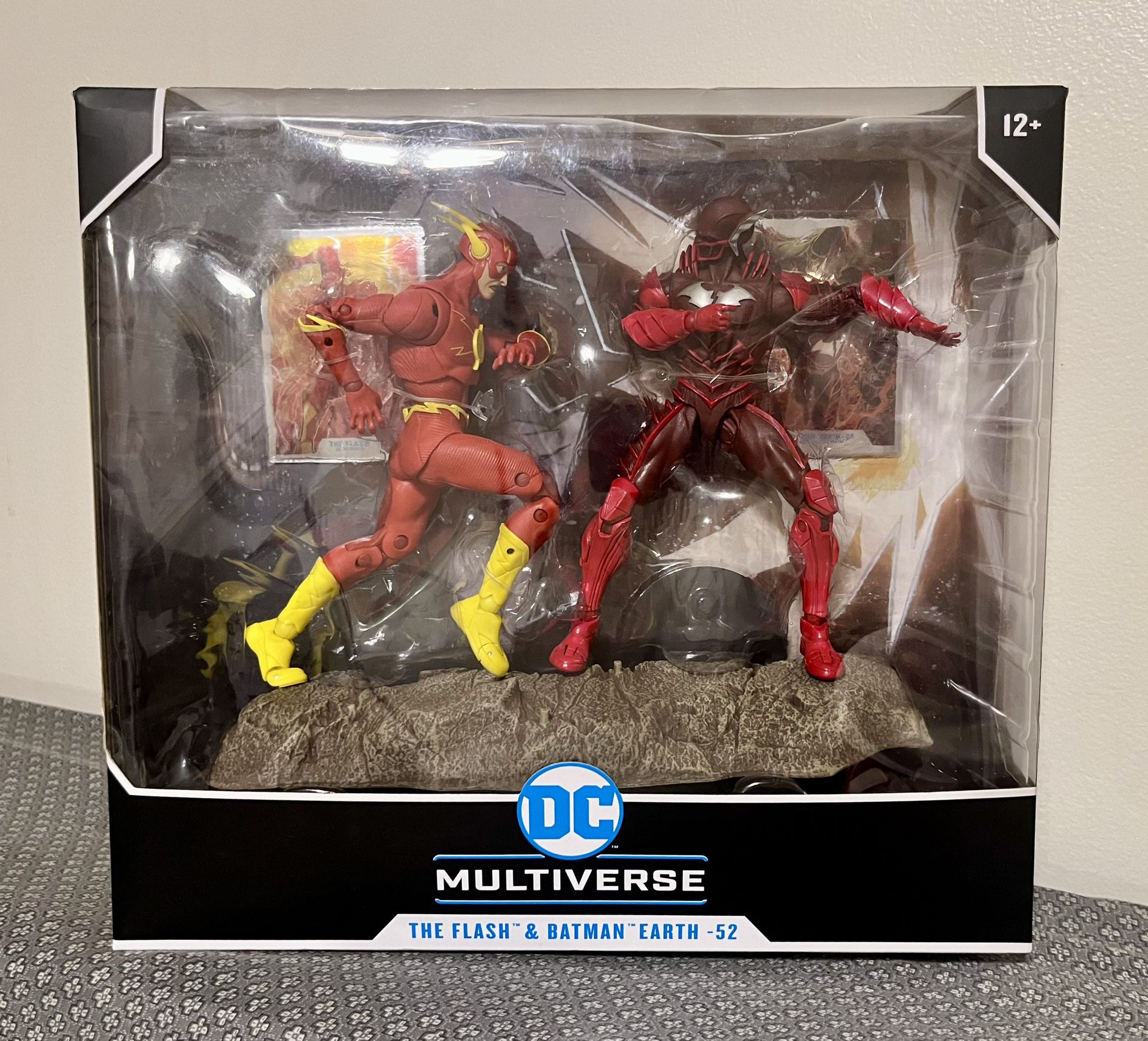 McFarlane Toys DC Multiverse Flash And Batman Earth -52(Red Death) 2 Pack NEW UNOPENED 