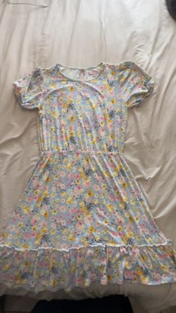 Girls large Dress With Jean Jacket Set