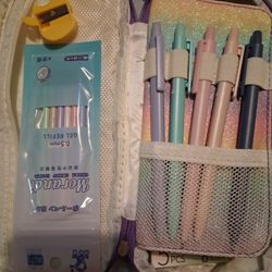 Large Case Full Of Writing Utensils 