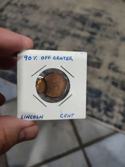 Lincoln Cent 90% Off-Center Strike Error Coin