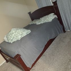 Queen Bed Frame w/ Box Spring