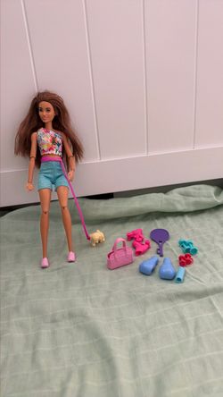 Barbie Doll with Accessories and Pet