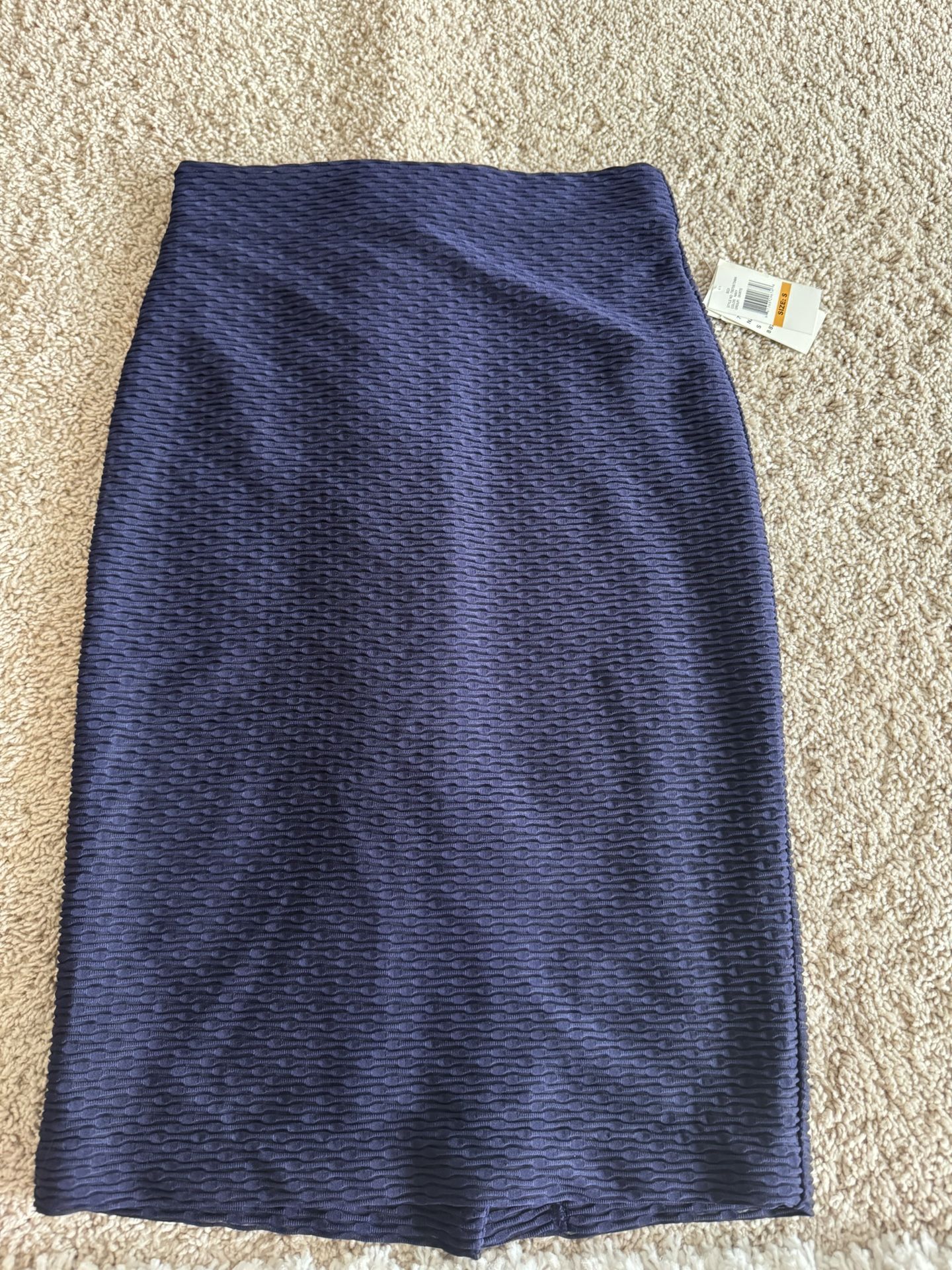 ECI Navy Blue Pencil Skirt – Size S