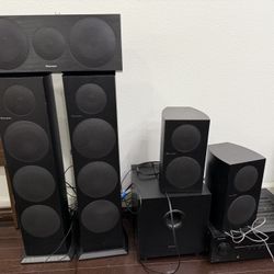 Pioneer Speaker System 7 Piece Set