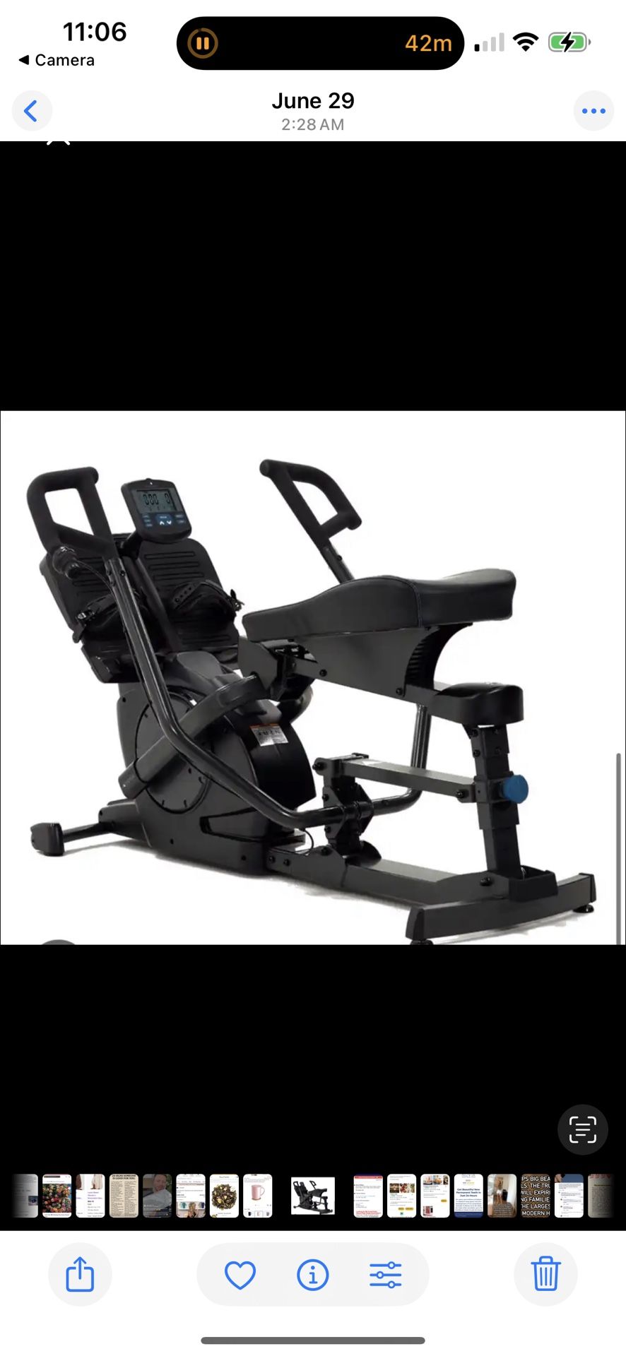 For Sale Teeter 10 Elliptical Rower Serious Buyers Only