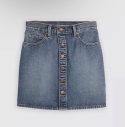 LEVIS RETRO BUTTON FRONT SKIRT SIZE 27