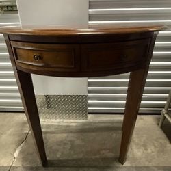 Cherry Inlay Console Table 36”W 36”H