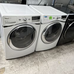 duet whirlpool washer set white dryer 