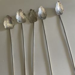 Vintage Sterling Silver straw Stirs