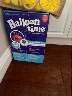 Balloon Time Jumbo Helium Tank New