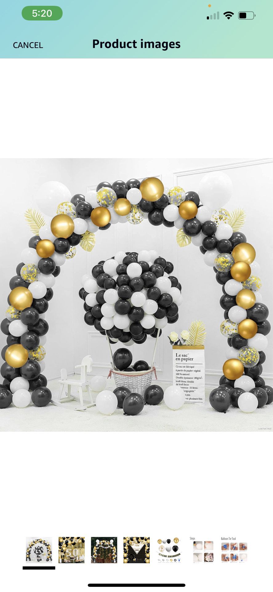 Black Gold Balloon Arch Garland Kit,131 Pack Black Gold And Gold Confetti Latex Balloons for Gender Reveal Baby Shower Wedding Birthday Graduation Ann