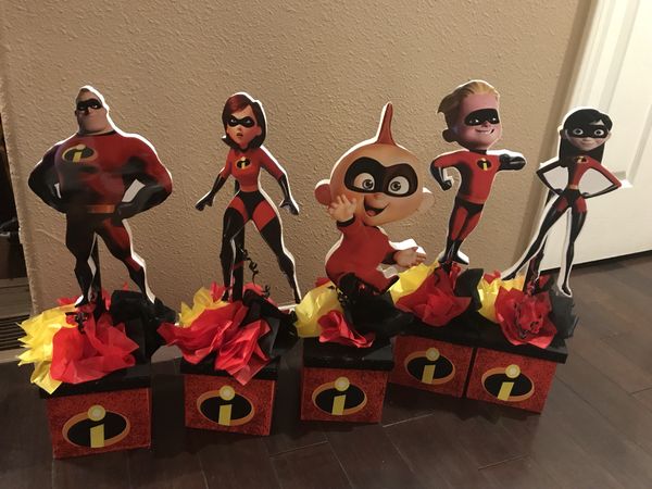 The Incredibles Birthday Party Centerpieces For Sale In Hemet Ca