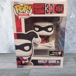 Funko Pop Vinyl DC Heroes Harley Quinn with Cards GameStop Exclusive #454