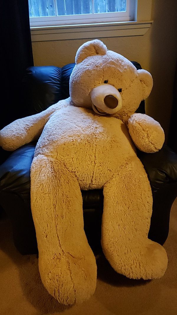 Giant plush teddy bear