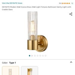 One Wall Scone Bathroom  Vanity Light one Pc New $45
