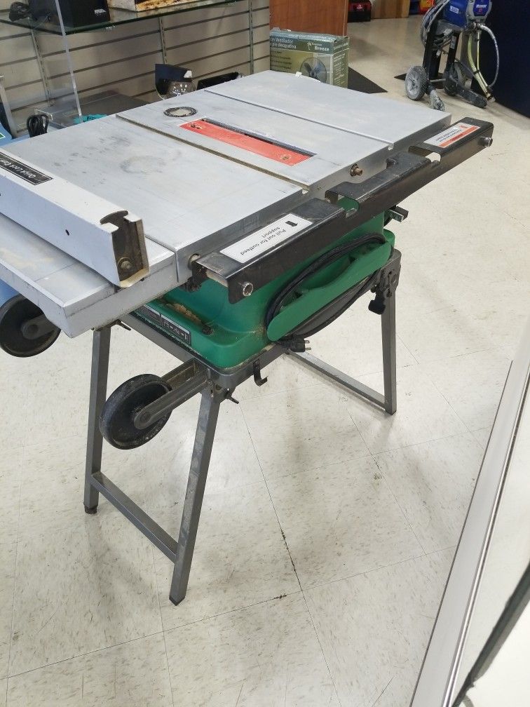 Hitachi 10" Blade 15 Amp Portable Table Saw 7970681 for Sale in