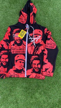 Red Asaali Zip Up