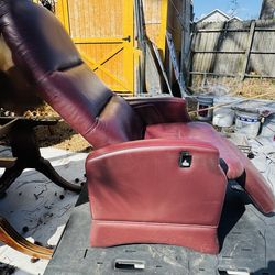 Genuine Leather Recliner Chair