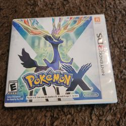 Pokemon X - Nintendo 3DS Video Game- Complete With Case