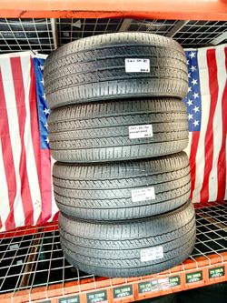 🇺🇸 4 USED TIRES 265/50R20 BRIDGESTONE ECOPIA HL422 PLUS ALL SEASON GRAND TOURING SUV 265 50 20