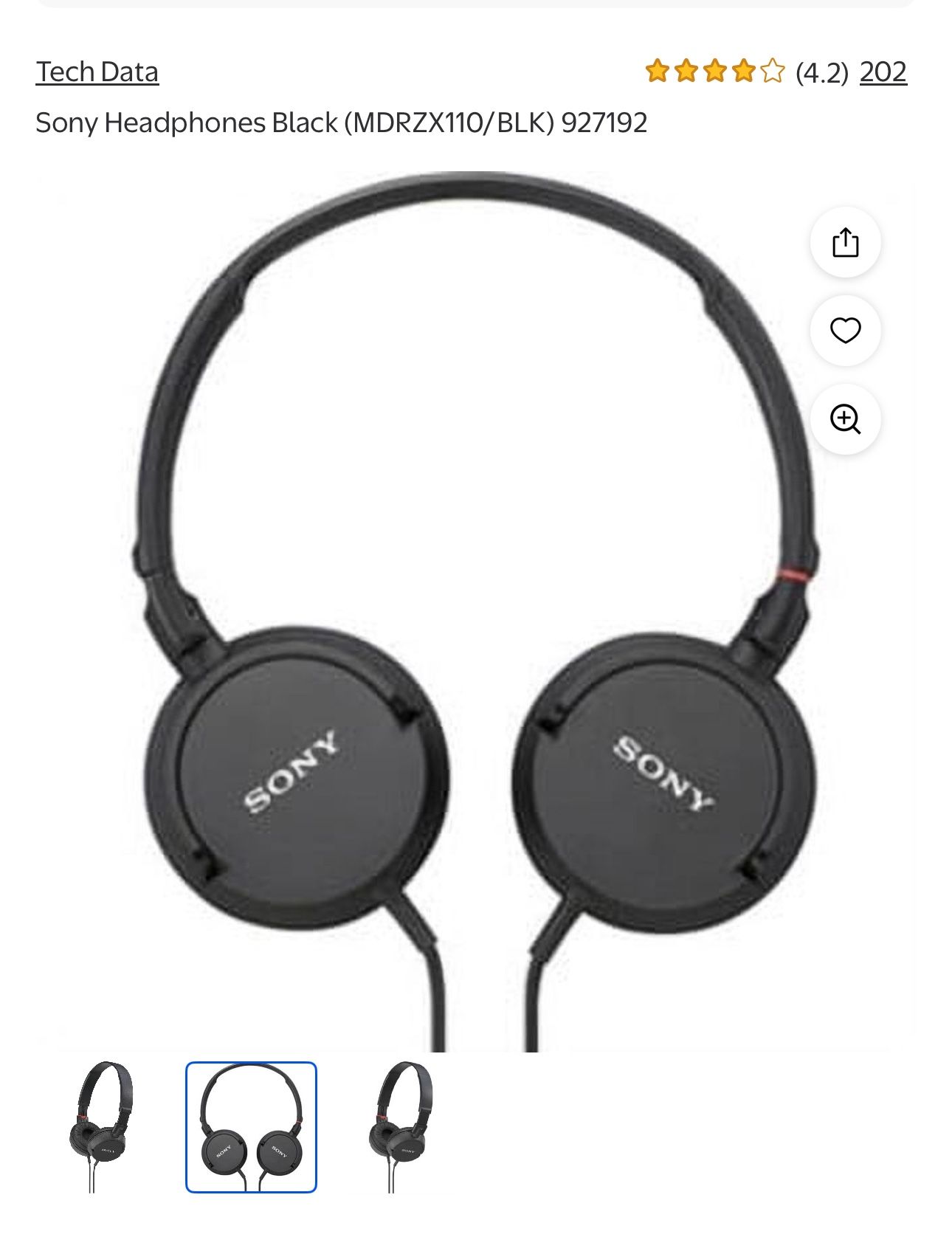 Sony Wired Headphones