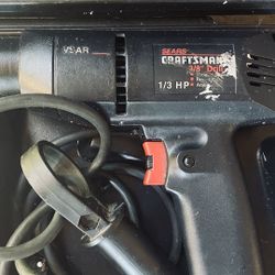 Craftsman 1/3 HP Drill  $55.00  CASH, TEXT FOR PRICES. 