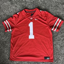 MENS NIKE OHIO STATE OSU BUCKEYES #1 FOOTBALL JERSEY SIZE XL