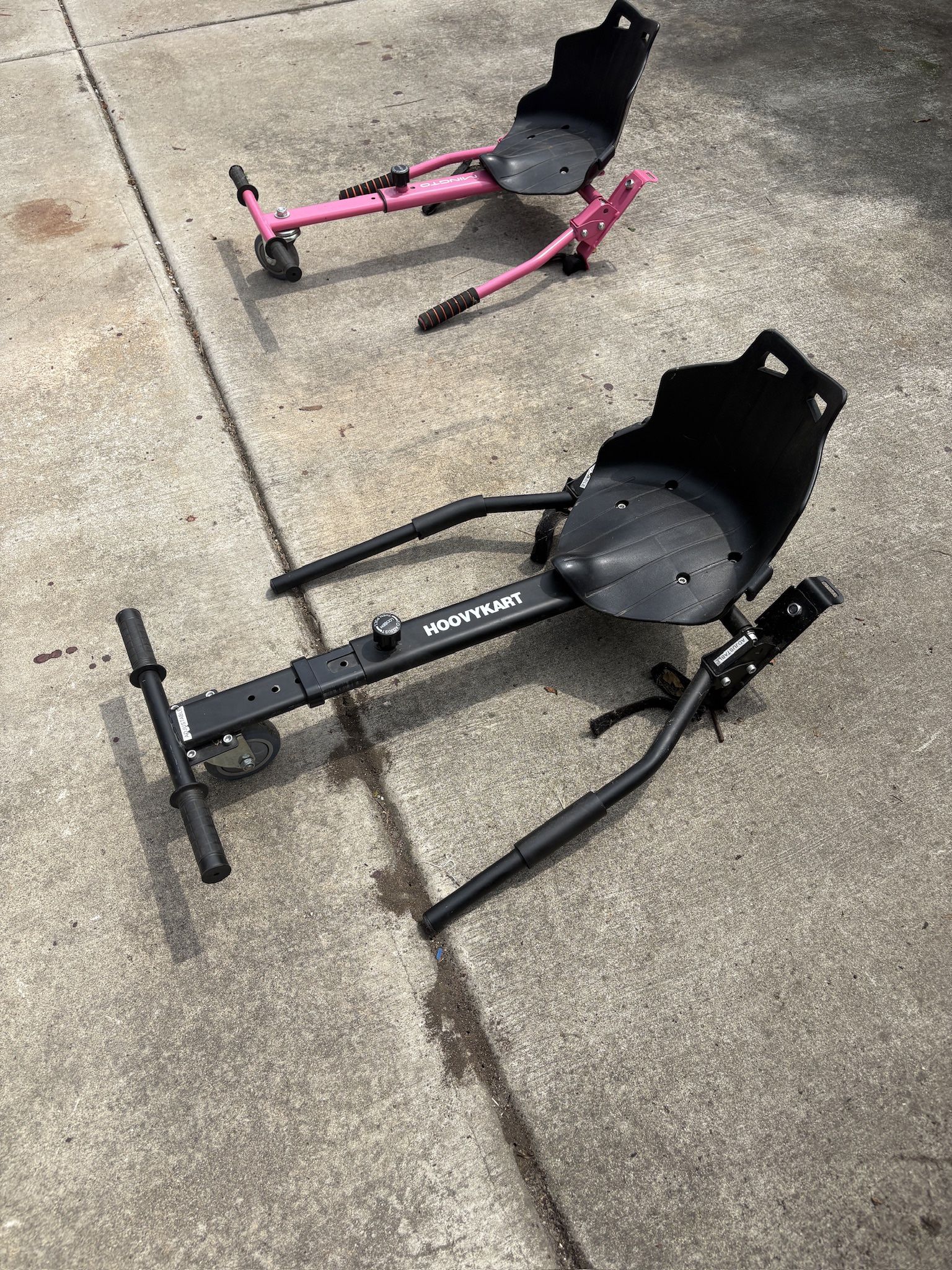 Hoverboard With Go Cart Attachment