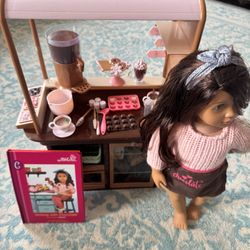 Our Generation “Writing with Chocolate” Hot Chocolate Stand & Doll Set