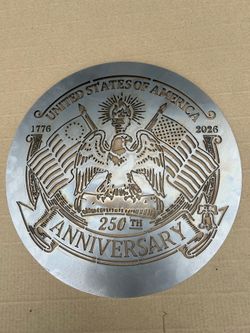 250 Anniversary  u s metal design