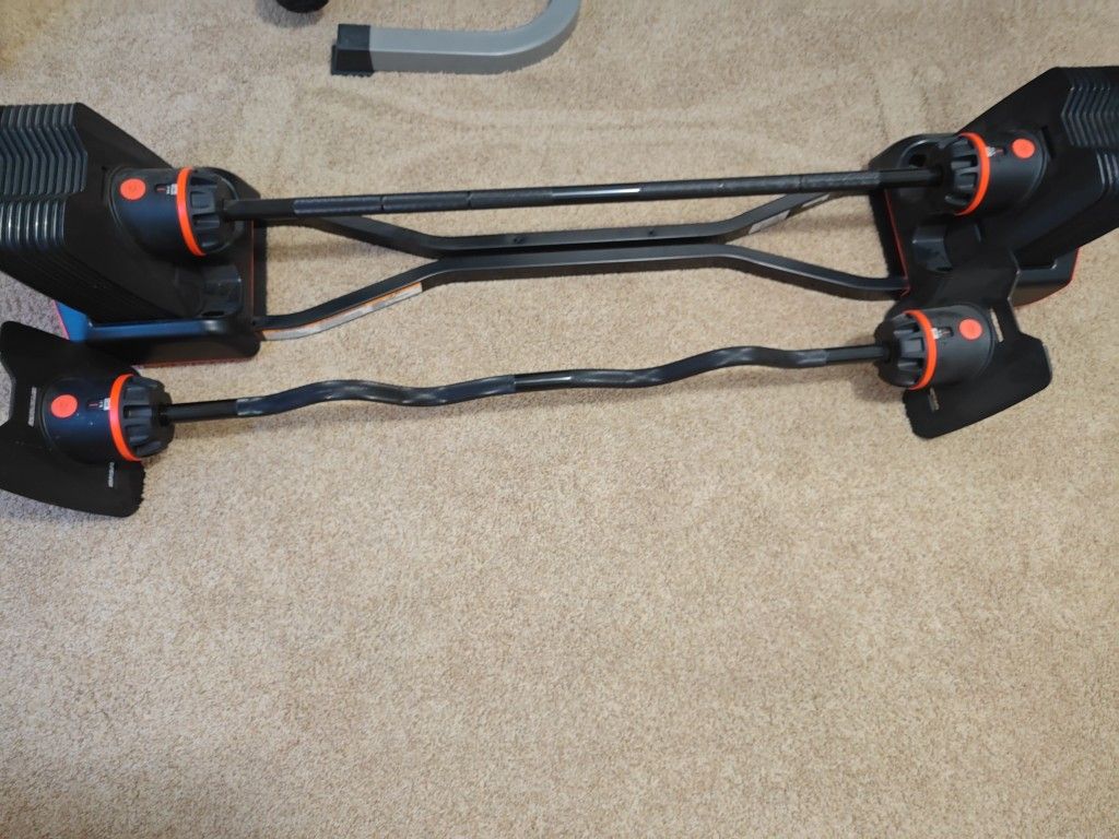 Bowflex SelectTech Curl and Straight Bar Set
