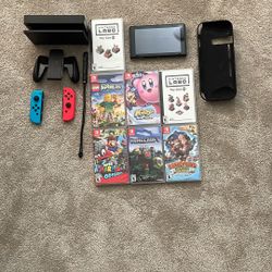 Full Nintendo Switch Set + 5 Games And 2 Labo Toy Cons No Cardboard Included