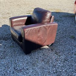 Single Sofa Leather Chair 