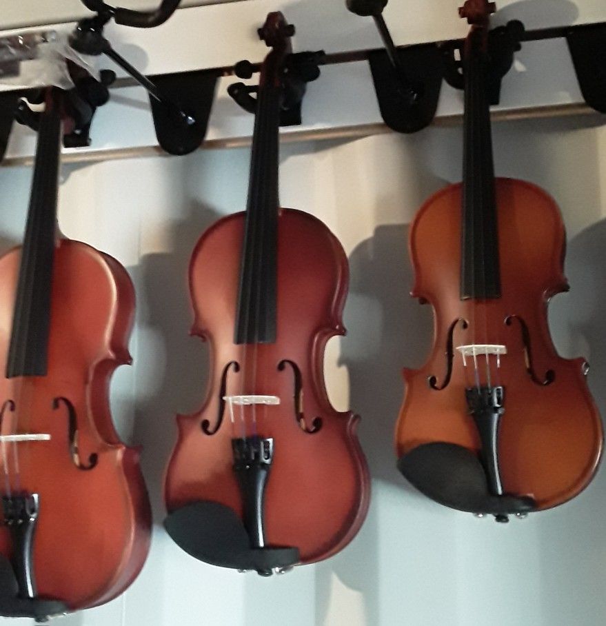 Brand New, Your Choice $145 Maple Wood Violin, Several Sizes Available.