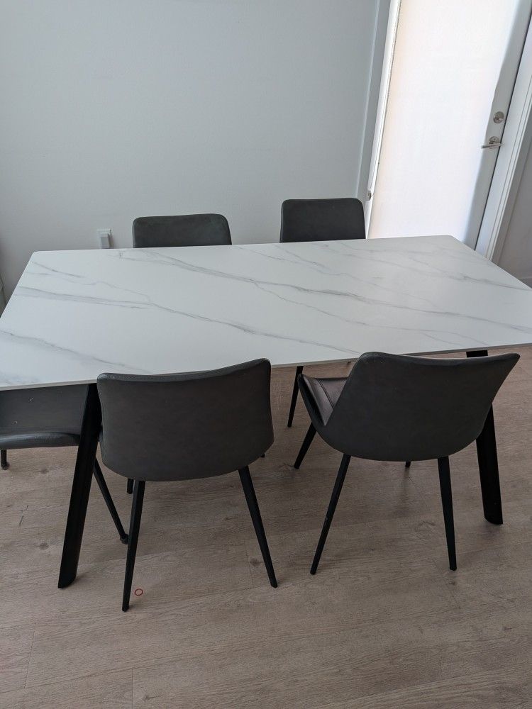 Dining Table Set 6 Chairs