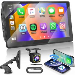 Wireless Touchscreen Portable Car Radio - Can watch Netflix on screen