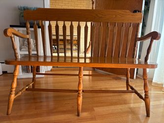 Antique Oak Bench