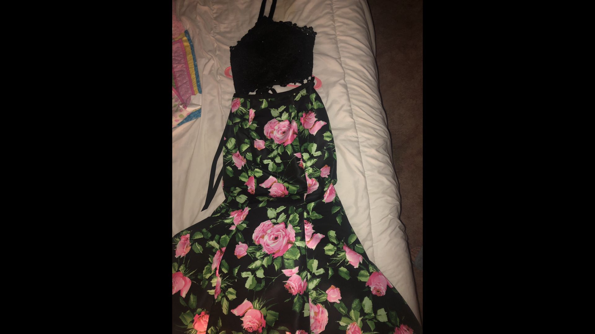 Sherry Hill Mermaid two piece prom gown SEND ME YOUR BEST OFFER MUST GO ASAP STILL AVAILABLE