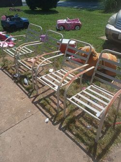 Patio chairs
