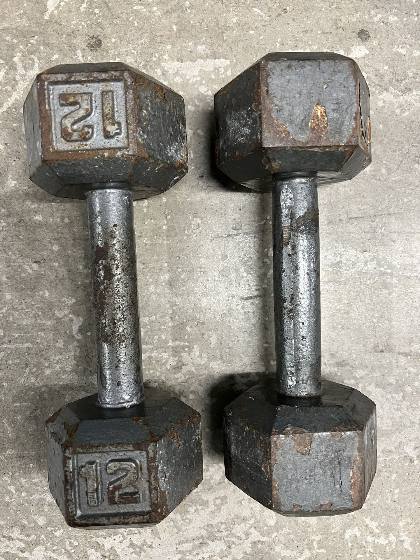 12 pound dumbbells