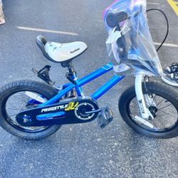 RoyalBaby Kids Bike Freestyle Classic & EZ Balance Pedal Switchable Bicycle, 12 Inch