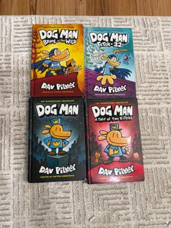 Dog Man Hardcover Books (4 Books)