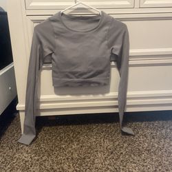 lululemon grey long sleeve 